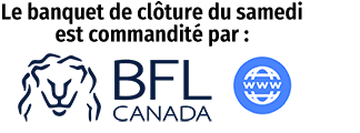 Le banquet de clôture du samedi est commanditée par